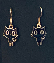 Load image into Gallery viewer, Halloween charm earrings in a variety of styles: Ghosts, haunted houses, jack-o’-lanterns, bats, witch hats, black cats, Halloween candy, spiders, and more