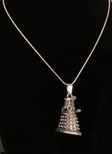 Load image into Gallery viewer, Dalek 3-D alien robot Doctor Who fandom pendant