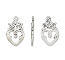 Load image into Gallery viewer, Scottish Luckenbooth sterling silver earrings