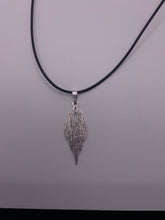Load image into Gallery viewer, Celtic Ravens Norse Hugin and Munin birds zoomorphic knotwork silvertone pendant