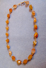Load image into Gallery viewer, Peach Aventurine Ancient Roman reproduction necklace