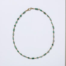Load image into Gallery viewer, Peach Aventurine Ancient Roman reproduction necklace