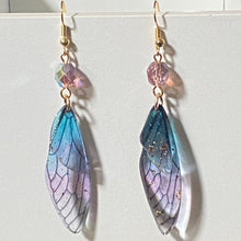 Load image into Gallery viewer, Wings of Change acrylic butterfly dragonfly fairy wing earrings