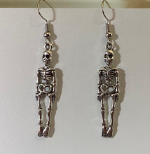 Load image into Gallery viewer, Spooky Skeleton cute Halloween earrings