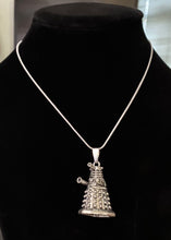 Load image into Gallery viewer, Dalek 3-D alien robot Doctor Who fandom pendant