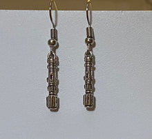 Load image into Gallery viewer, Doctor Who fandom sonic screwdriver or Star Wars Jedi lightsaber earrings (small)