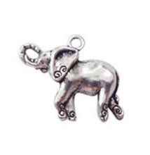 Load image into Gallery viewer, Alabama Crimson Tide sports fan elephant charm earrings