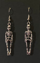 Load image into Gallery viewer, Spooky Skeleton cute Halloween earrings