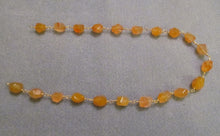 Load image into Gallery viewer, Peach Aventurine Ancient Roman reproduction necklace