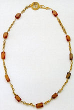 Load image into Gallery viewer, Peach Aventurine Ancient Roman reproduction necklace