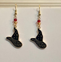 Load image into Gallery viewer, Harry Potter fandom “Wizard in Training” earrings