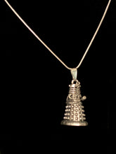 Load image into Gallery viewer, Dalek 3-D alien robot Doctor Who fandom pendant