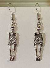 Load image into Gallery viewer, Spooky Skeleton cute Halloween earrings