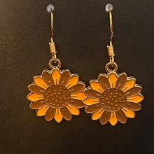 Load image into Gallery viewer, Pumpkin Patch fall-themed goldtone and enamel pumpkin earrings in a variety of styles

