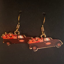Load image into Gallery viewer, Pumpkin Patch fall-themed goldtone and enamel pumpkin earrings in a variety of styles

