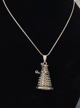 Load image into Gallery viewer, Dalek 3-D alien robot Doctor Who fandom pendant
