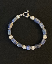 Load image into Gallery viewer, Sodalite and moonstone bracelet
