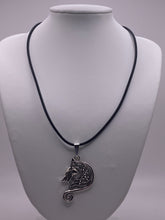 Load image into Gallery viewer, Celtic Wolf or Dog Celtic knotwork antique silvertone pendant
