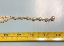 Load image into Gallery viewer, Avon “Pearlized Lace” vintage woven faux pearl collar necklace
