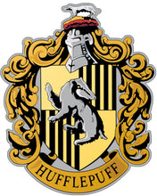 Load image into Gallery viewer, House Hufflepuff badger earrings Harry Potter houses fandom gift
