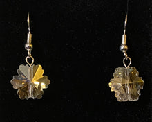 Load image into Gallery viewer, Sparkling Snowflake crystal earrings
