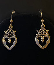 Load image into Gallery viewer, Scottish Luckenbooth sterling silver earrings
