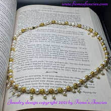 Load image into Gallery viewer, Claire Fraser’s Pearl Bridal Necklace (book version) Outlander fan gift wedding jewelry
