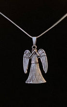 Load image into Gallery viewer, Doctor Who fan Weeping Angel pendant
