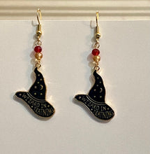 Load image into Gallery viewer, Harry Potter fandom “Wizard in Training” earrings
