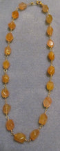 Load image into Gallery viewer, Peach Aventurine Ancient Roman reproduction necklace
