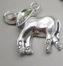 Load image into Gallery viewer, Alabama Crimson Tide sports fan elephant charm earrings
