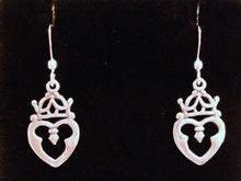 Load image into Gallery viewer, Scottish Luckenbooth sterling silver earrings
