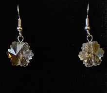 Load image into Gallery viewer, Sparkling Snowflake crystal earrings
