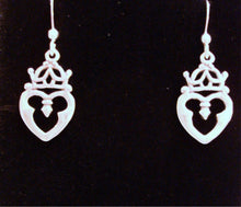 Load image into Gallery viewer, Scottish Luckenbooth sterling silver earrings
