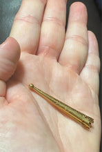 Load image into Gallery viewer, Metal aiglets - medieval / Renaissance lacing points, 1 dozen
