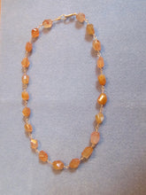 Load image into Gallery viewer, Peach Aventurine Ancient Roman reproduction necklace
